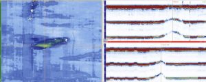 Scan example 2: Identification of internal corrosion feature,raised for repair during next planned shutdown